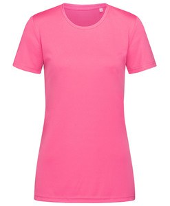 Stedman STE8100 - Tee-shirt col rond pour femmes SS ACTIVE SPORTS-T Sweet Pink