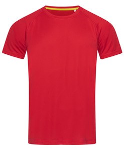 Stedman STE8410 - Tee-shirt col rond pour hommes Stedman - Active Crimson Red