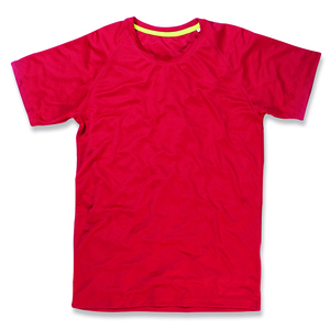 Stedman STE8410 - Tee-shirt col rond pour hommes Stedman - Active Crimson Red
