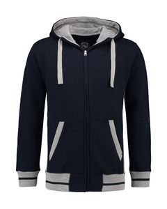 Lemon & Soda LEM3225 - Sweat Cardigan Lourd à Capuche Homme 