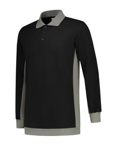 Lemon & Soda LEM4700 - Polo-Sweat Workwear Black/PG