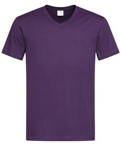 Stedman STE2300 - Tee-shirt col V pour hommes CLASSIC Deep Berry