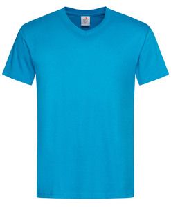 Stedman STE2300 - Tee-shirt col V pour hommes CLASSIC Océan Blue