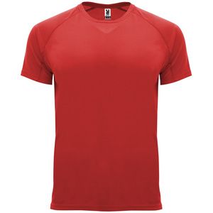 Roly CA0407 - BAHRAIN T-shirt technique manches courtes raglan Rouge