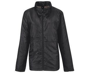 B&C BC325 - Veste coupe-vent doublée micropolaire femme