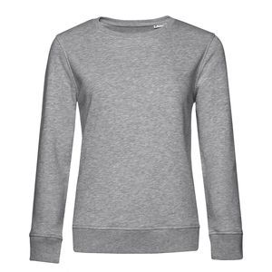 B&C BCW32B - Sweat col rond organique femme Heather Grey