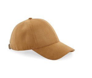 Beechfield BF656 - Casquette 6 panneaux en faux daim Caramel