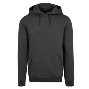 BUILD YOUR BRAND BY011 - Sweat capuche lourd Charcoal