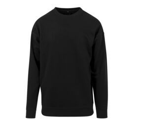 BUILD YOUR BRAND BY075 - Sweat homme col rond Noir