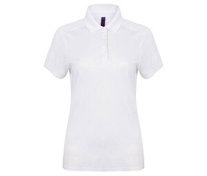 HENBURY HY461 - Polo Femme en polyester stretch White