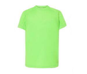 JHK JK902 - T-shirt de sport enfant Lime Fluor