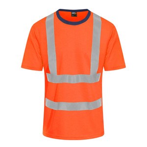 PRO RTX RX720 - T-shirt haute visibilité Hv Orange / Navy