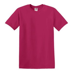 Fruit of the Loom SC220 - T-Shirt Col Rond Homme Fuchsia
