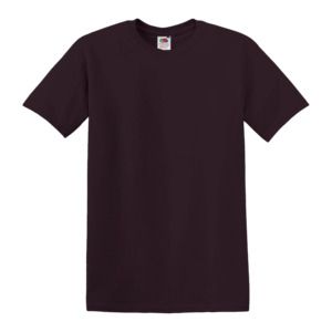 Fruit of the Loom SC220 - T-Shirt Col Rond Homme Burgundy