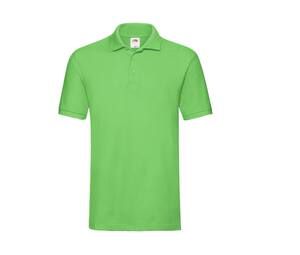 Fruit of the Loom SC385 - Polo Homme Premium 100% Coton Lime