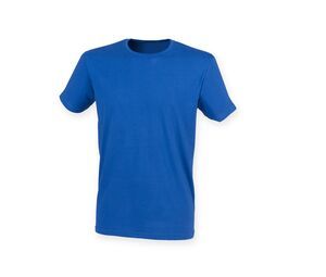 Skinnifit SF121 - Tee-Shirt Homme Stretch Coton Bleu Royal