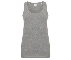 SF Women SK123 - Débardeur femme stretch Heather Grey