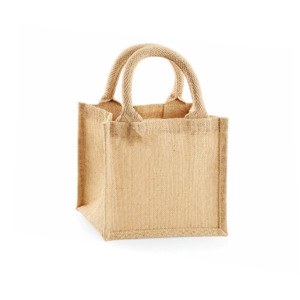 Westford mill WM411 - Petit sac cadeau en toile de jute