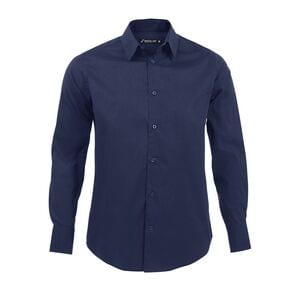 SOL'S 17000 - Brighton Chemise Homme Stretch Manches Longues Dark Blue