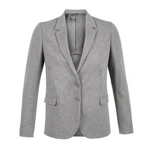 NEOBLU 03170 - Marcel Women Blazer Maille Piquée Femme Gris Chiné