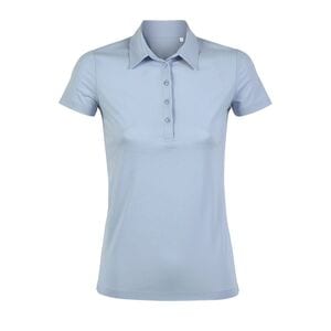 NEOBLU 03191 - Oscar Women Polo Jersey Mercerisé Femme Soft Blue