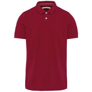 Kariban KV2206 - Polo vintage manches courtes homme Vintage Dark Red