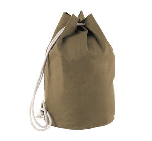 Kimood KI0629 - Sac marin en coton avec cordon Vintage Khaki