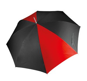 Kimood KI2007 - Parapluie de golf Noir-Rouge