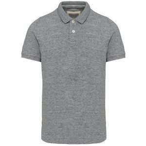 Kariban KV2206 - Polo vintage manches courtes homme Slub Grey Heather