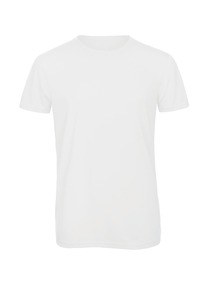 B&C CGTM055 - T-shirt Triblend col rond Homme White