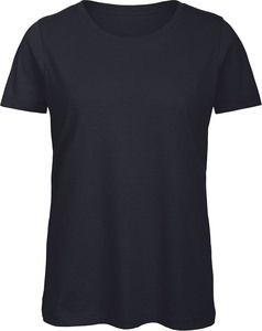 B&C CGTW043 - T-shirt Organic Inspire col rond Femme Navy