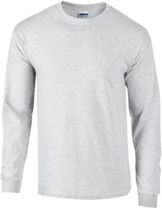 Gildan GI2400 - T-Shirt Homme Manches Longues 100% Coton Ash