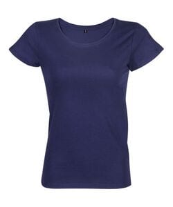 RTP Apparel 03257 - Tempo 185 Women Tee Shirt Femme Coupe Cousu Manches Courtes French Navy