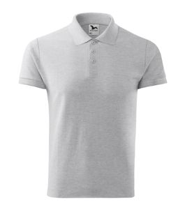 Malfini 212 - Polo en coton homme gris chiné clair