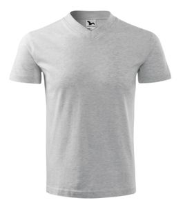 Malfini 102 - T-shirt V-neck mixte gris chiné clair