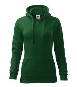 Malfini 411 - Sweashirt Trendy Zipper pour femme vert bouteille