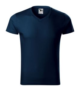 Malfini 146 - t-shirt Lim Fit V-neck homme Bleu Marine