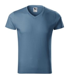 Malfini 146 - t-shirt Lim Fit V-neck homme Denim