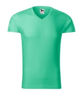 Malfini 146 - t-shirt Lim Fit V-neck homme Vert Menthe