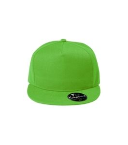 Malfini 301 - casquette Rap en coton 5 panneaux Vert pomme