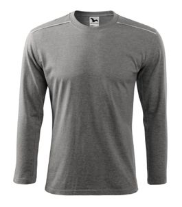 Malfini 112 - t-shirt Long Sleeve mixte Gris chiné foncé