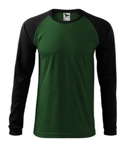 Malfini 130 - t-shirt Street LS pour homme vert bouteille