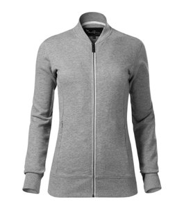 Malfini Premium 454 - sweatshirt Bomber pour femme Gris chiné foncé