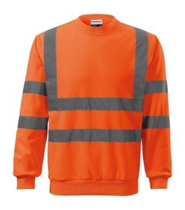 RIMECK 4V6 - sweatshirt HV essential mixte orange fluorescent
