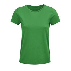 SOL'S 03581 - Crusader Women Tee Shirt Femme Jersey Col Rond Ajusté Kelly Green