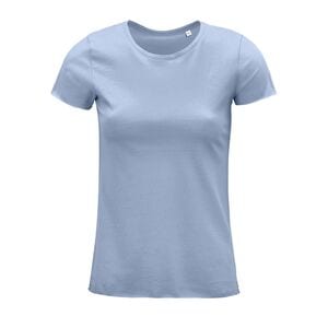 NEOBLU 03571 - Leonard Women Tee Shirt Manches Courtes Femme Soft Blue