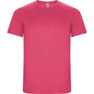 Roly CA0427 - IMOLA T-shirt technique à manches courtes en tissu polyester recyclé CONTROL DRY ROSE FLUO