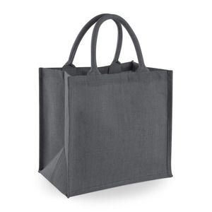 Westford mill WM413 - Sac Toile de Jute Graphite Grey/Graphite Grey