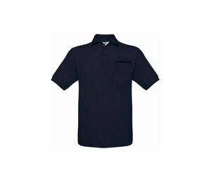 B&C BC415 - Polo avec poche homme Navy