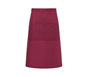 KARLOWSKY KYBSS3 - Tablier de bistro Basic avec poche Bordeaux